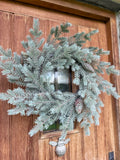 Green Noble Pine Garland Wreath