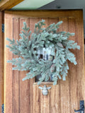 Green Noble Pine Garland Wreath