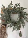 Green Noble Pine Garland Wreath