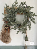 Green Noble Pine Garland Wreath