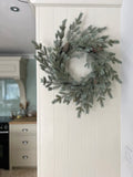 Green Noble Pine Garland Wreath