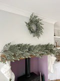 Green Noble Pine Garland Wreath