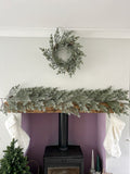 Green Noble Pine Garland Wreath