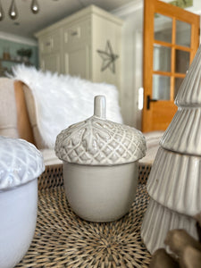 Perfectly Imperfect Acorn Candle Pot