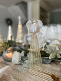 Gold Glitter Angel Candle Holder WAS £15.99