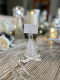 Set of 4 White Tree Name Card Holders WAS £15.99