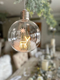 Lit Christmas Bulb Bauble