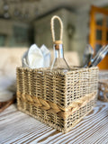 Natural Woven Cutlery Holder