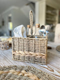 Natural Woven Cutlery Holder