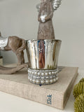 Silver Beaded Tealight Holder