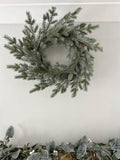 Green Noble Pine Garland Wreath