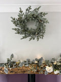 Green Noble Pine Garland Wreath