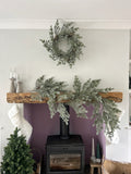 Green Noble Pine Garland Wreath