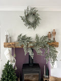 Green Noble Pine Garland Wreath