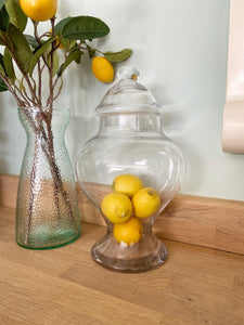 PERFECTLY IMPERFECT Glass Ginger Jar