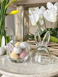 Perfectly Imperfect Bunny Ear Glass Jar - 3 Size