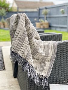 Grey Throw WAS £18.99