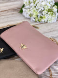 Slim Cross Body Bag with Chain - Bee Collection WAS £21