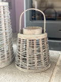 PERFECTLY IMPERFECT Randwick Round Willow Lantern  - NO GLASS INSERT