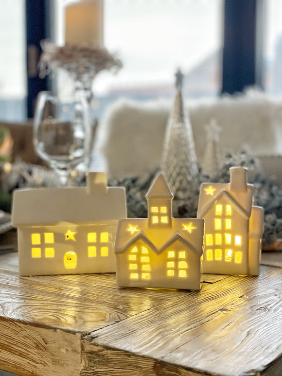 LED Ceramic Houses