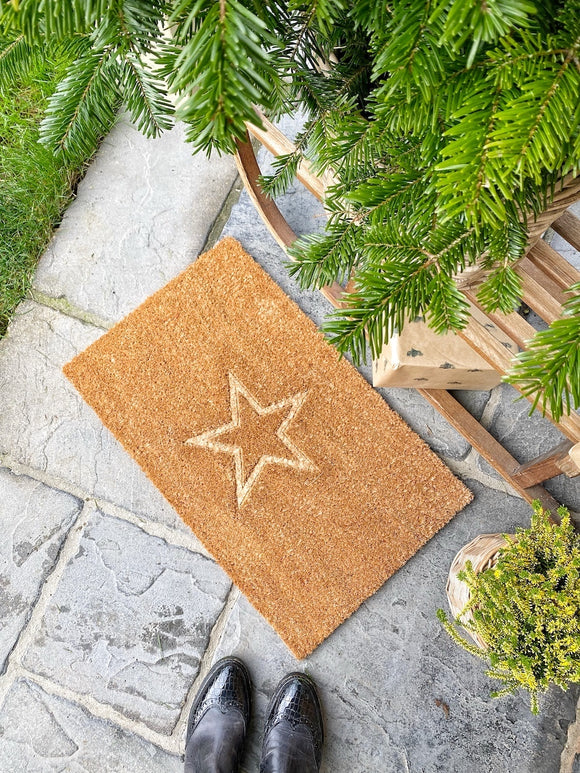 Embossed Star Doormat