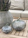 PERFECTLY IMPERFECT Smoked Glass Pumpkins - 2 Sizes