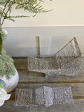 Set of 2 Silver Star Baskets WAS £49.99
