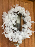 Frosted Honesty Wreath WAS £38