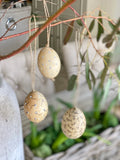 Hanging Wooden Eggs - 3 Designs REDUCED