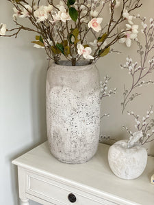Lily Tall Stone Vase