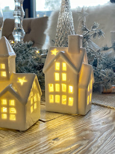 PERFECTLY IMPERFECT LED Ceramic Houses