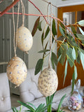 Hanging Wooden Eggs - 3 Designs REDUCED