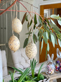Hanging Wooden Eggs - 3 Designs